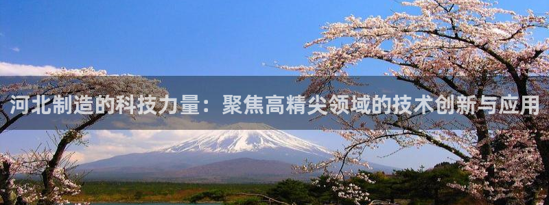 天宏娱乐是什么：河北制造的科技力量：聚焦高精尖领域的技术创新