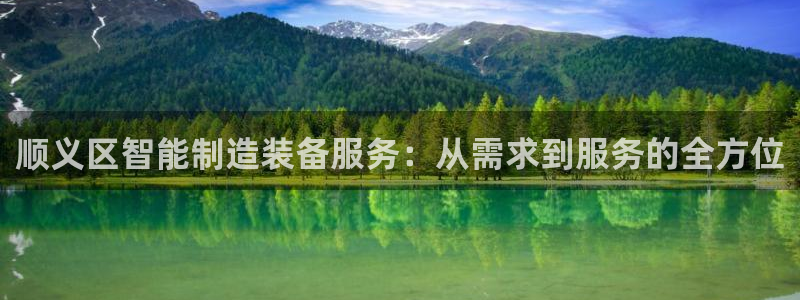 天宏娱乐平叔：顺义区智能制造装备服务：从需求到服务的全方位