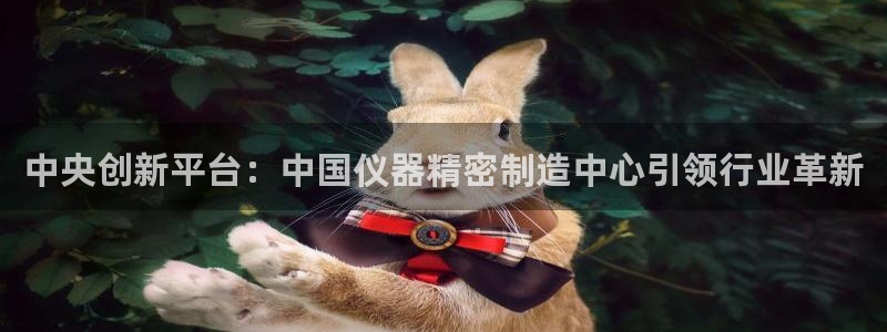 天宏娱乐m 判官：中央创新平台：中国仪器精密制造中心引领行业