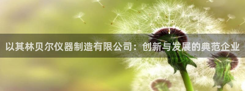 天宏娱乐 92229实c力：以其林贝尔仪器制造有限公司：创新