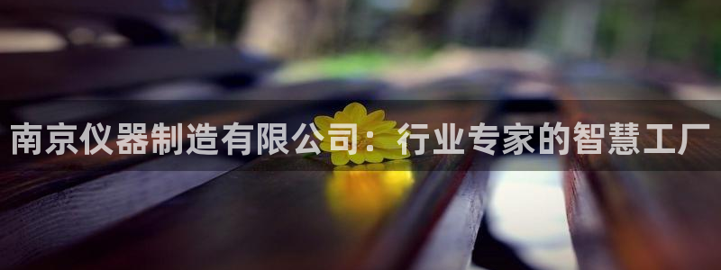 天宏娱乐梁善良：南京仪器制造有限公司：行业专家的智慧工厂