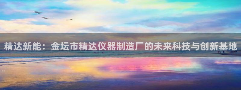 天宏 娱乐属于什么平台：精达新能：金坛市精达仪器制造厂的未来