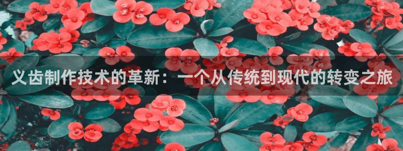 天宏娱乐天跃娱乐：义齿制作技术的革新：一个从传统到现代的转变