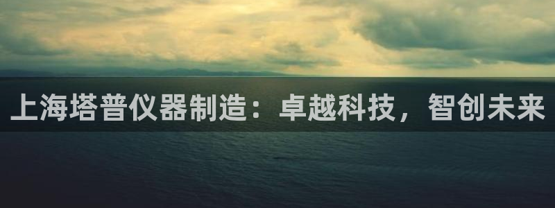 天宏娱乐管a事443593：上海塔普仪器制造：卓越科技，智创