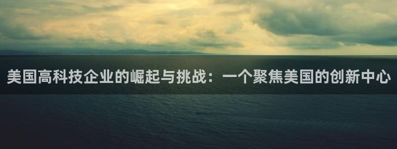 天宏3娱乐：美国高科技企业的崛起与挑战：一个聚焦美国的创新中