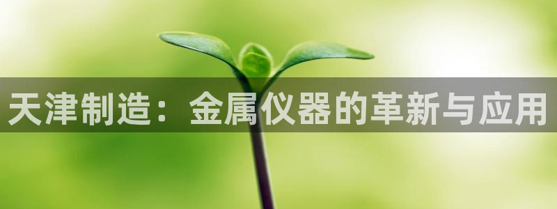 天宏娱乐平台登录：天津制造：金属仪器的革新与应用