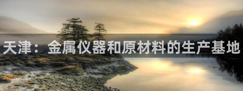 天宏娱乐老季：天津：金属仪器和原材料的生产基地