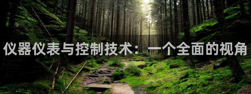 天宏娱乐官网：仪器仪表与控制技术：一个全面的视角