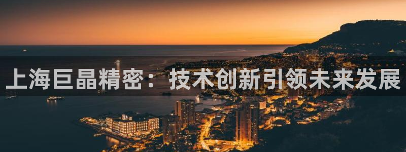 天宏娱乐团购活动：上海巨晶精密：技术创新引领未来发展