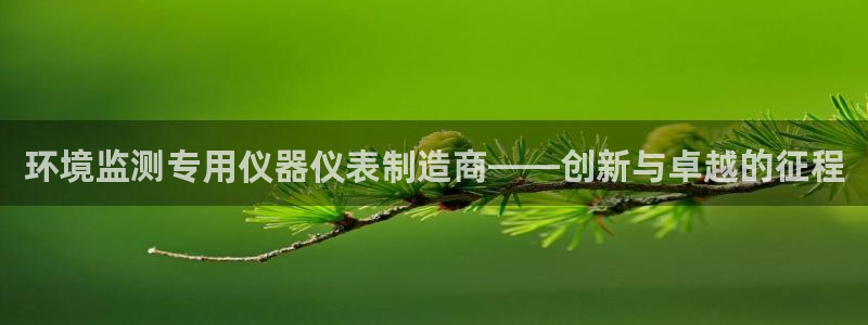 天宏娱乐张叔：环境监测专用仪器仪表制造商——创新与卓越的征程