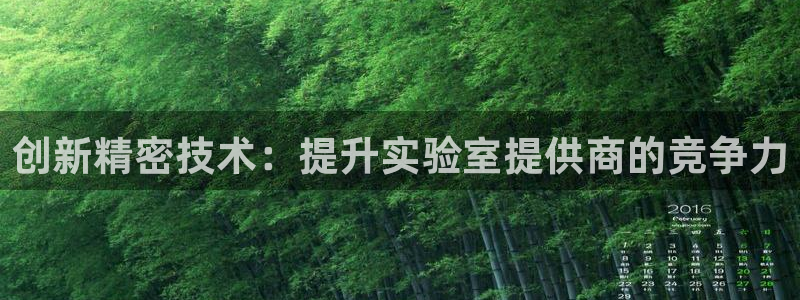 天宏娱乐有群：创新精密技术：提升实验室提供商的竞争力