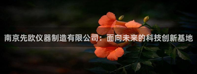 天宏娱乐老韩：南京先欧仪器制造有限公司：面向未来的科技创新基