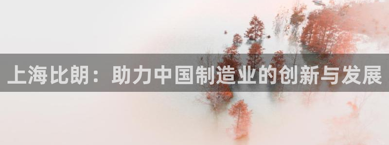 天宏娱乐传媒岳阳分公司：上海比朗：助力中国制造业的创新与发展