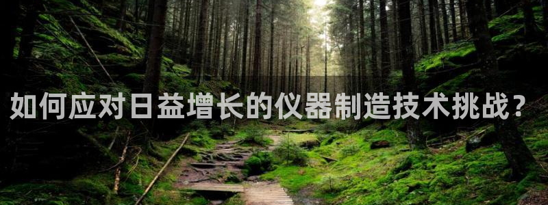 天宏娱乐集团：如何应对日益增长的仪器制造技术挑战？