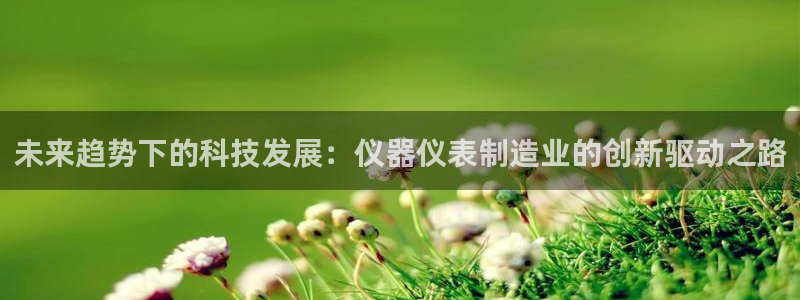 天宏娱乐老男孩团队：未来趋势下的科技发展：仪器仪表制造业的创