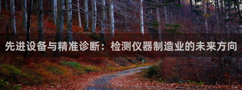 天宏娱乐时时彩：先进设备与精准诊断：检测仪器制造业的未来方向